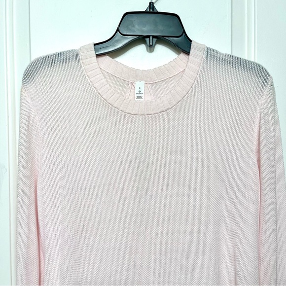 Lululemon Sincerely Yours Sweater in Pink Size 8 - Picture 9 of 16